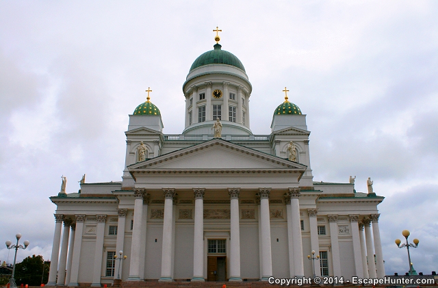 The immense Helsinki Cathedral