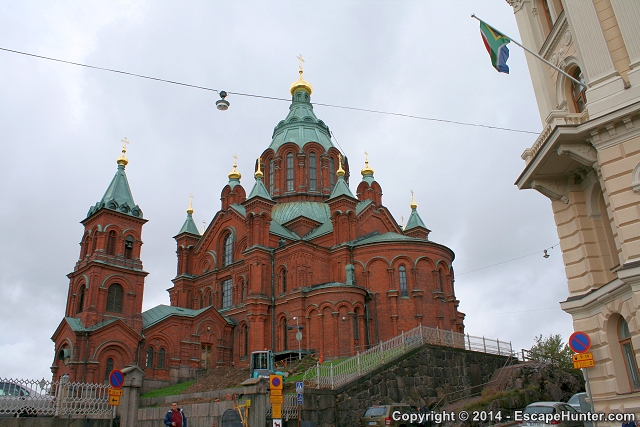 Russian Uspenski Cathedral in Helsinki