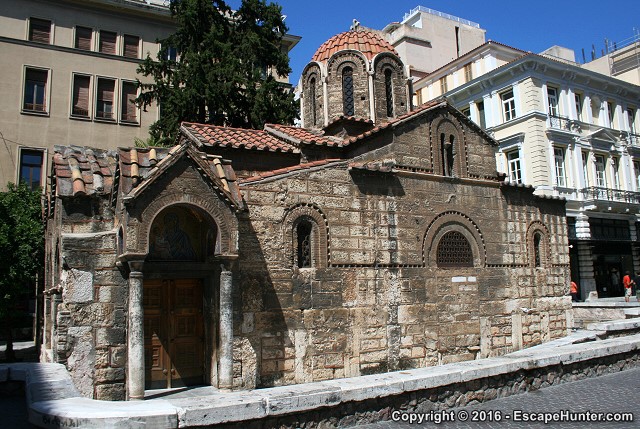 Byzantian church in Athens