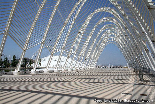Arches in the Athens Olympic Park