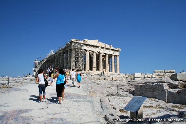 Parthenon entrance view