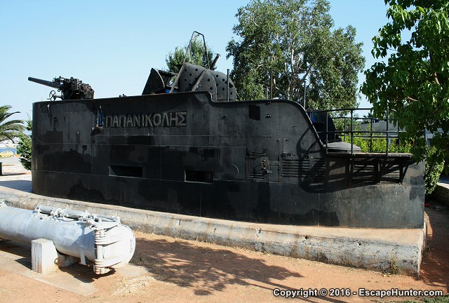 Top of Papanikolis submarine