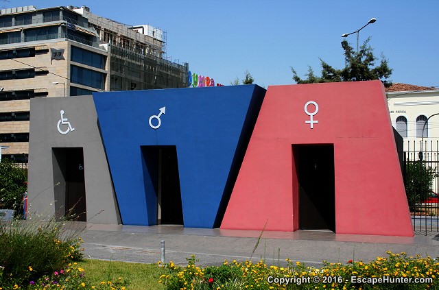 Design toilets in Piraeus