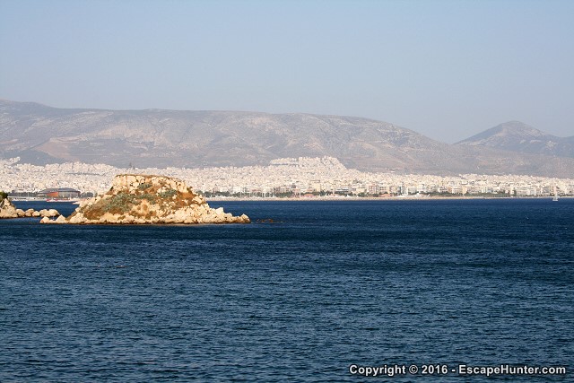 Small island near Piraeus