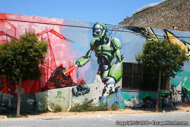 Futuristic graffiti