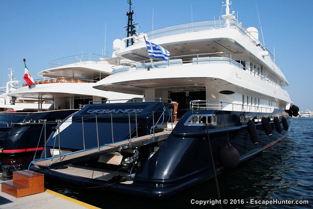 Greek yacht in Piraeus