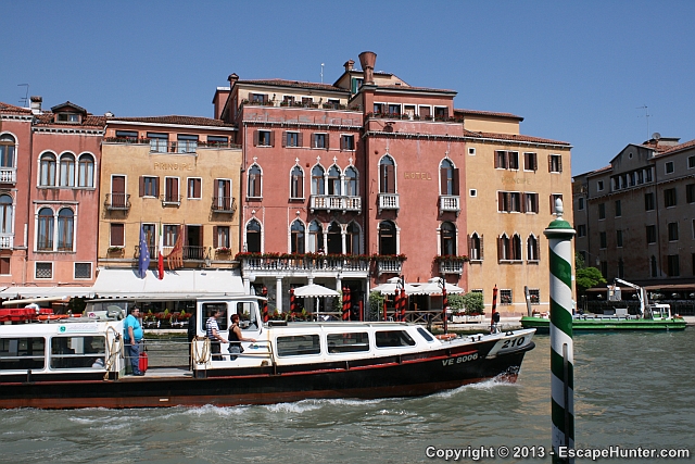 Boat on the Canal Grande