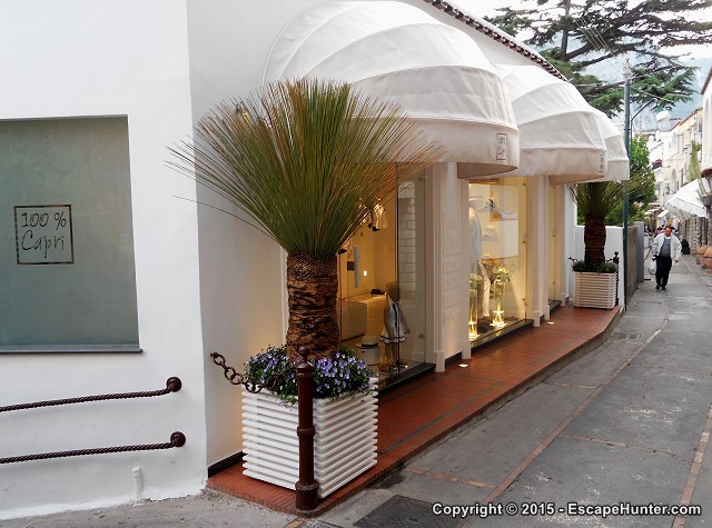Luxury shop in Capri