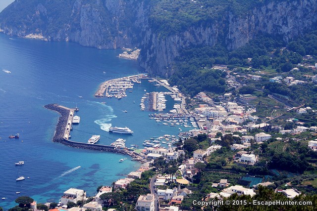 Azure waters, port of Capri
