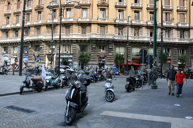 Motorbikes in Naples