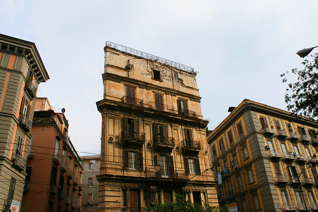 Buildings in central Naples