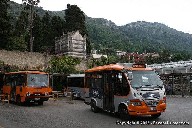 Bus station in Anacapri