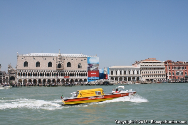 Water ambulance in Venice