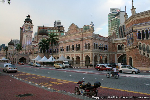 The Sultan Abdul Samad Building from across the road