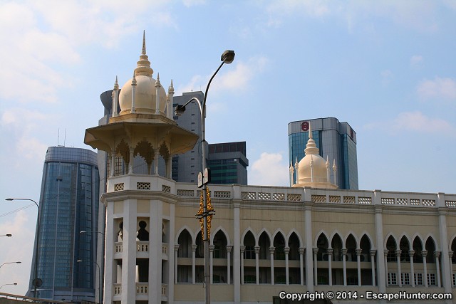 Palace-like train station, Kuala Lumpur