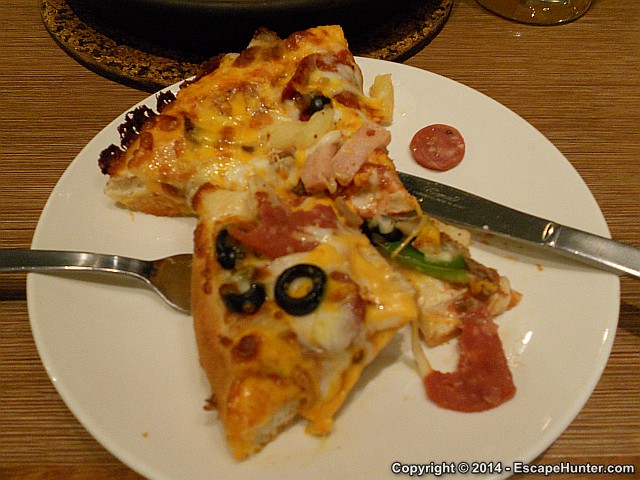 Pizza at the Pizza Hut
