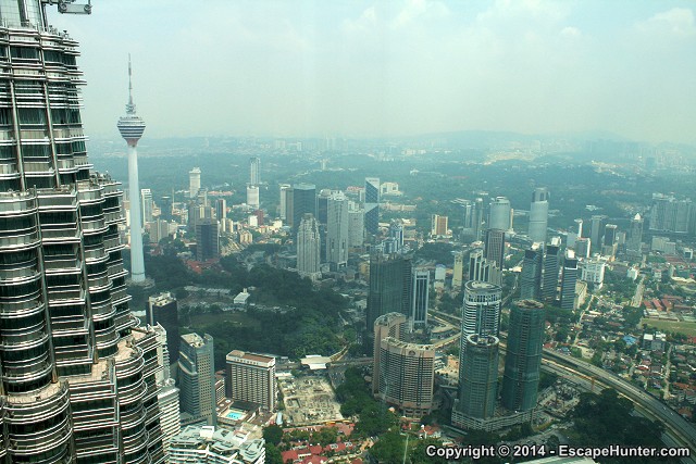 KL Tower with the KL skyline