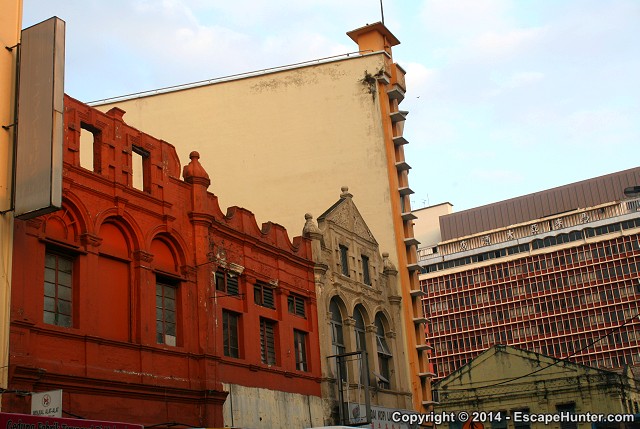 Old building facades