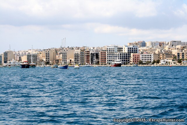 Sliema from the harbour