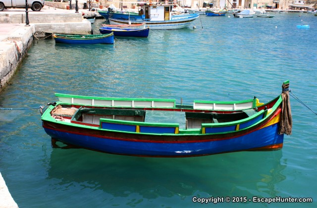 Traditional Maltese boat