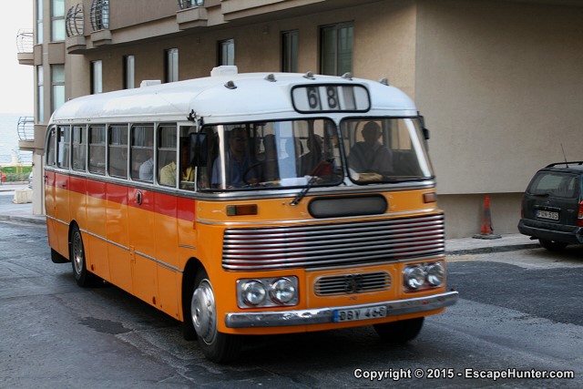 Bus 68 in Sliema