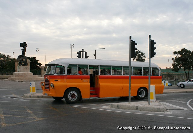 Leyland bus in Valletta