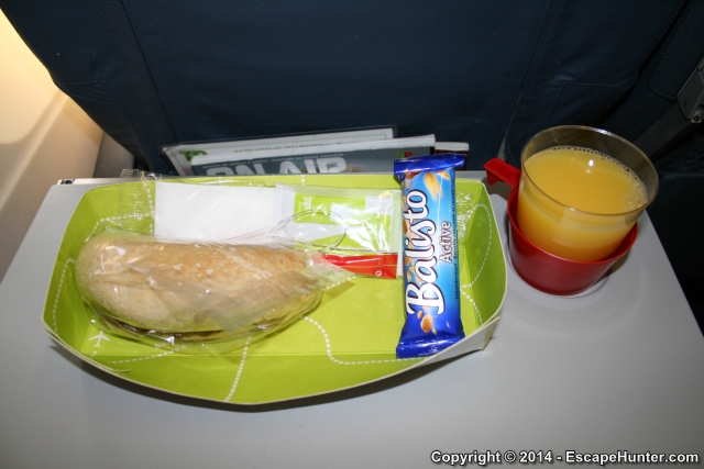 TAP Portugal airline meal