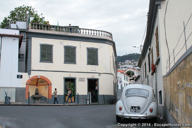 Funchal street and Volkswagen