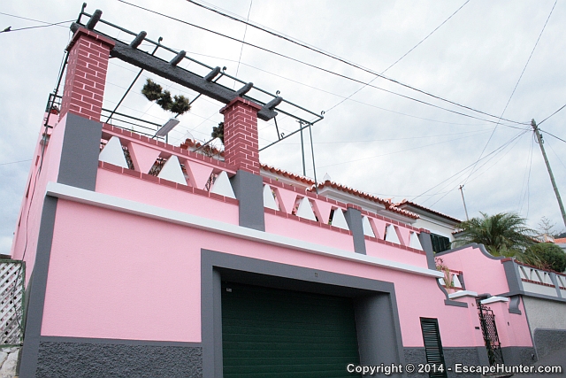 Pink house in Funchal