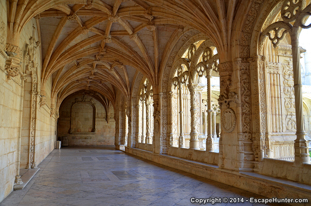 The cloister's corridor