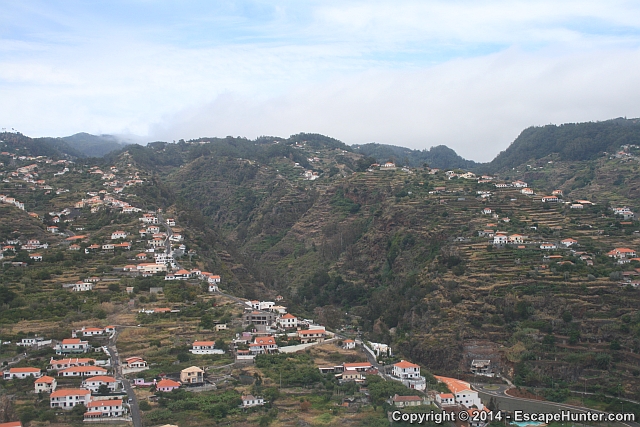 Madeira hills, valleys