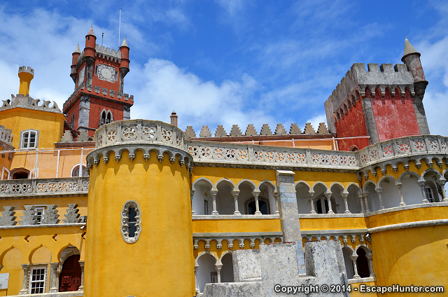 Colourful Pena National Palace