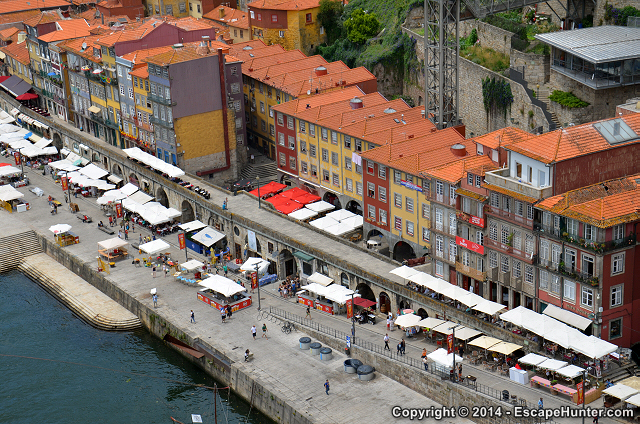 Restaurants along the Douro River