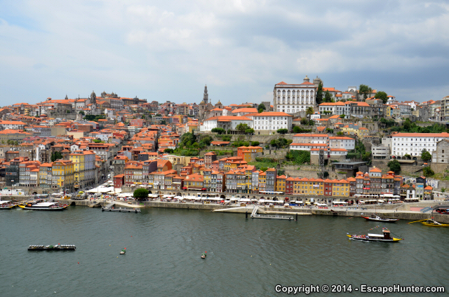 View of Porto from the cable car