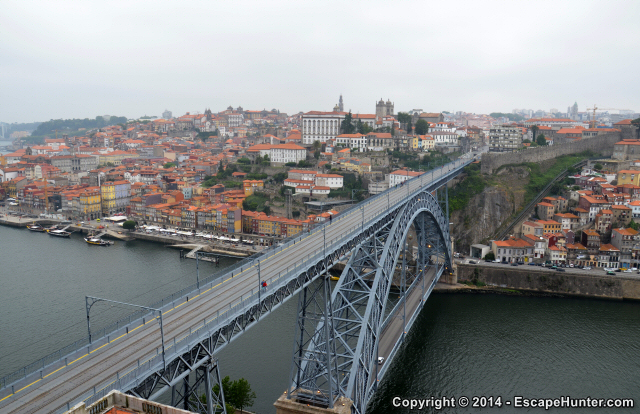Porto view from Mosteiro da Serra do Pilar