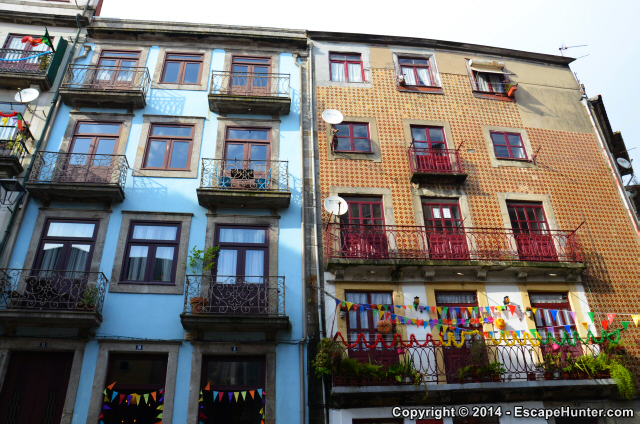 Residential buildings in Porto