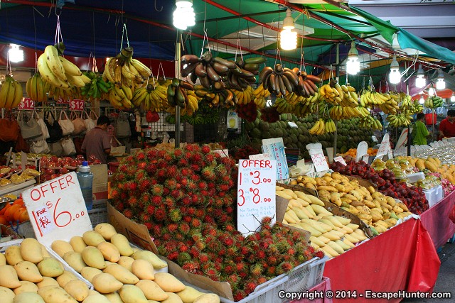 Fruit stalls