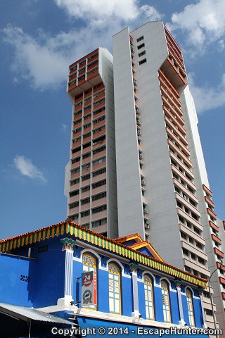 Strange high-rise building