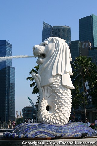 Merlion from close