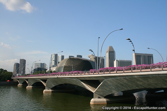 Esplanade Bridge and Suntec City