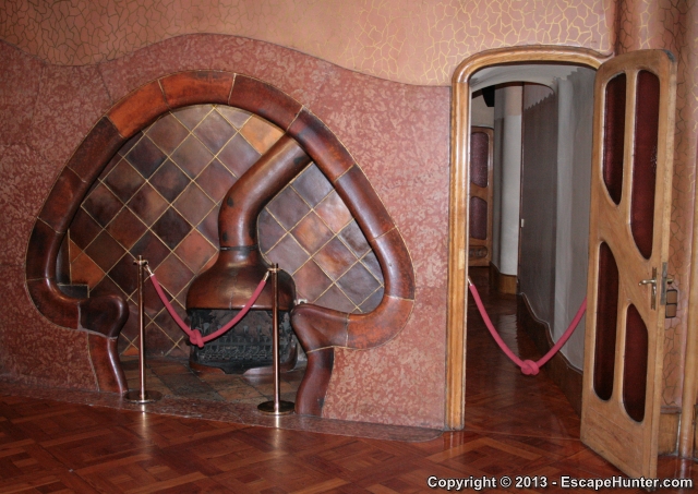 Casa Batlló fireplace