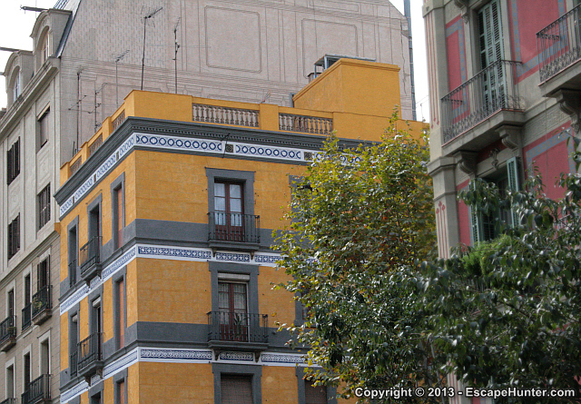 Typical Barcelona buildings