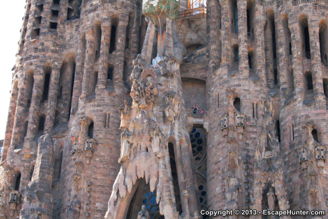 Sagrada Família coral-like facade