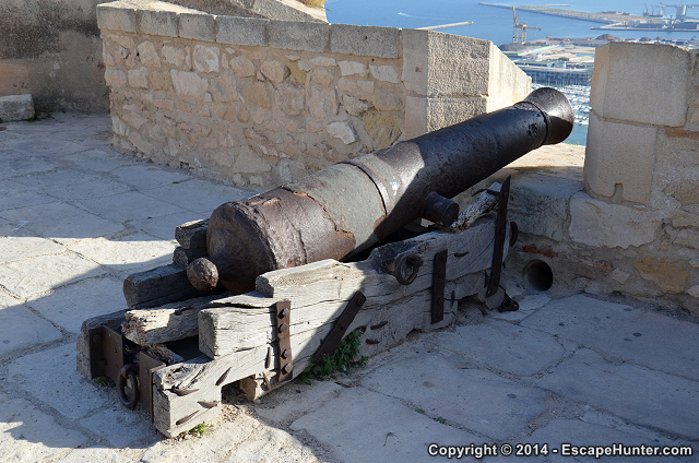 Cannon consumed by rust