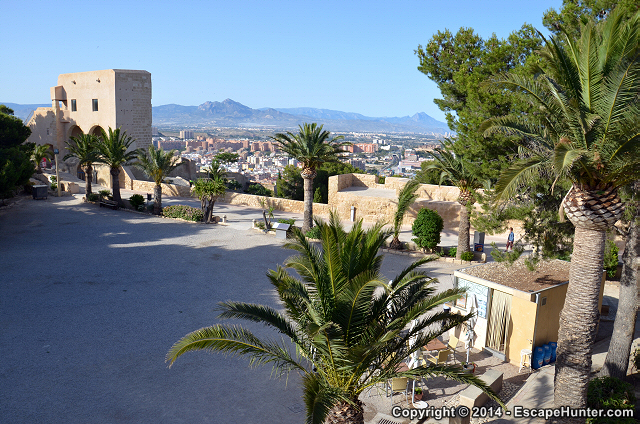 Castle internal yard