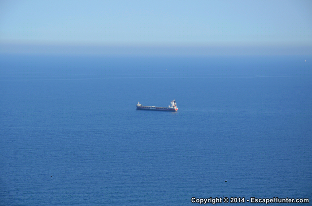 Cargo ship near Alicante