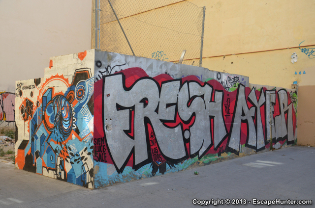 Slumish graffiti