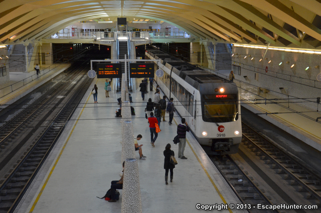 Valencia metro staion Alameda