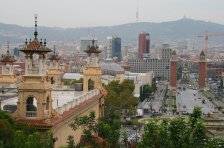 Plaça d'Espanya and Aerial Tramway Trip to Montjuïc