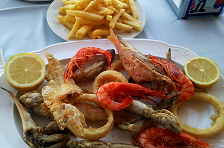 Seafood in Benidorm
